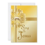 Sing To Jesus-Customise invitations