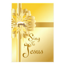 Sing To Jesus-Customise Personalized Invite