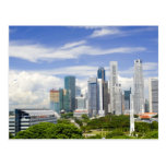 Singapore cityscape post card