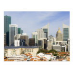 Singapore cityscape post card