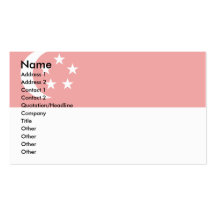 Singapore Flag Business Card Templates