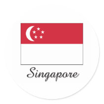 Singapore Flag Design stickers