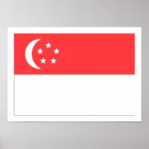 Singapore Flag Posters