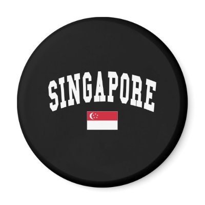 SINGAPORE FRIDGE MAGNET by repofcountries