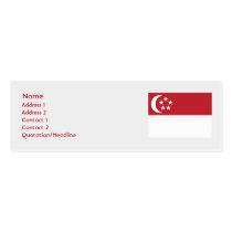 Singapore - Skinny business cards
