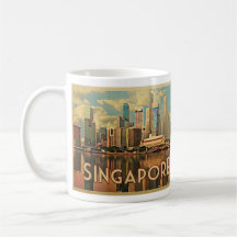 Singapore Skyline Mug