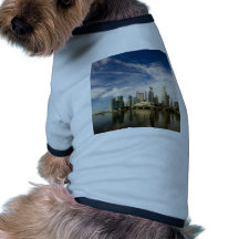 Singapore skyline pet tee