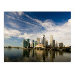 Singapore skyline postcards