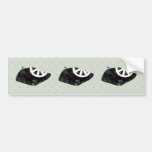 Singapore Trendy Peace Sign with Singaporean map Bumper Sticker