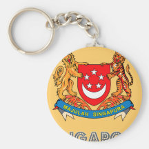 Singaporean Emblem Key Chains