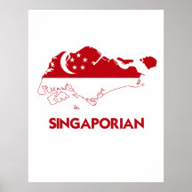 SINGAPORIAN MAP POSTERS