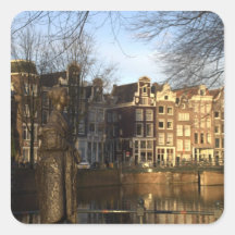 Singel, Amsterdam Square Stickers