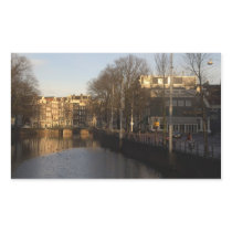 Singel, Amsterdam Rectangle Stickers