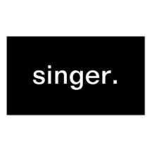 Singer Business Cards