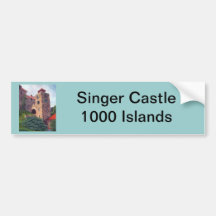 Singer Castle 1000 Islands Bumper Stickers