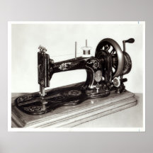 Singer 'New Family' sewing machine, 1865 Posters