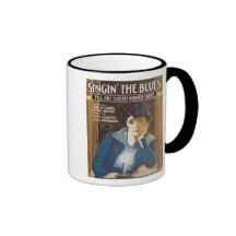 Singin' The Blues Vintage Songbook Cover Mugs
