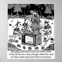 Singing Around the Microwave Poster