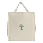Singing Elf embroidered bags