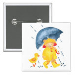 "Singing in the Rain"-Ducks and Bear Pins