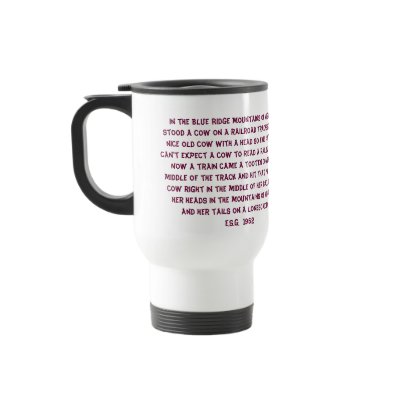 "Singing In The Shower" by E.S.G. 1952 Mug by renee869hello