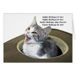 Singing Kitten Greeting Greeting Cards