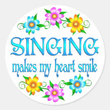 Singing Smiles Stickers