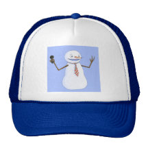 Singing Snowman Trucker Hats