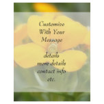 Single Bloom - Wallflower flyers