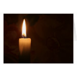 Single Candle Greeting Cards