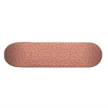 Single coloured abstract pattern skateboard deck