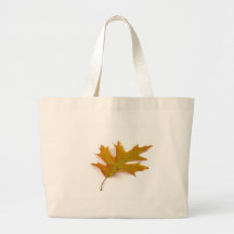 Single Coloured Northern Red Oak Leaf On White Bac Tote Bag