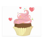 Single Cupcake Post Cards