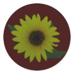 Single Cutout Wild Sunflower stickers