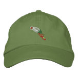 Single flower design women's embroidered hat