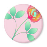 Single Flower magnets