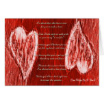Single Heart Will You Be My Bridesmaid In Red Cards