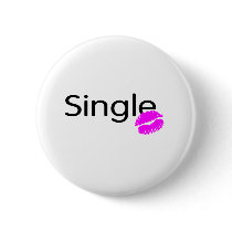 Single (Kiss) Pinback Button