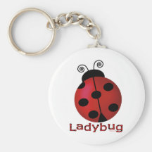 Single Ladybug Keychains