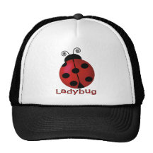 Single Ladybug Mesh Hat