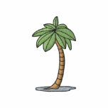 Single Palm Tree Polo Shirt