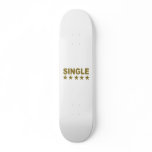 Single skateboards