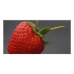 Single Strawberry Photo Card photo cards
