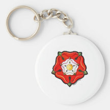 Single Tudor Rose Key Chain