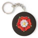 Single Tudor Rose keychains