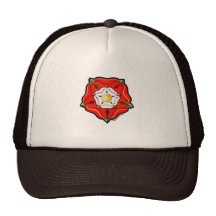 Single Tudor Rose Mesh Hat