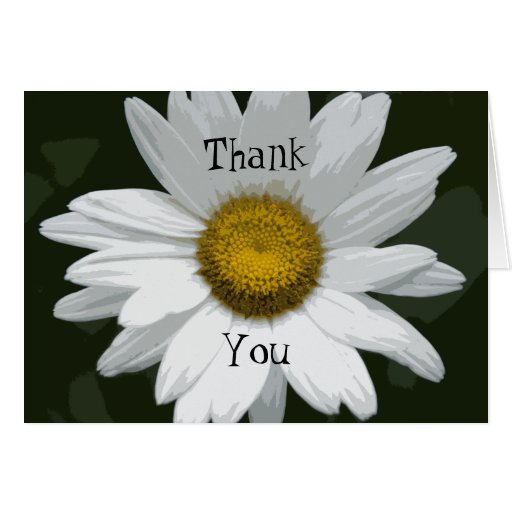 Single White Daisy Bridesmaid Thank You Note Card Zazzle single-white-daisy-bridesmaid-thank-you-note-card-zazzle