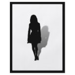 Single Woman Silhouette flyers