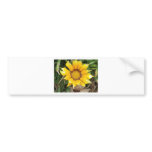 Single Yellow Flower bumper stickers