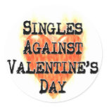 Singles Against Valentine's Day Stickers